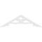 Ekena Millwork Pitch Brontes Architectural Grade PVC Gable Pediment, 36"W x 10 1/2"H x 1"P (7/12) GPP036X011X100BRO - alternate 2